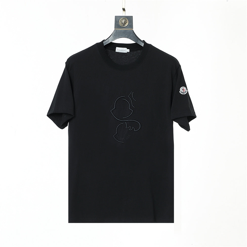 Moncler T-Shirt Without Collar 'Black' - Banlieue91