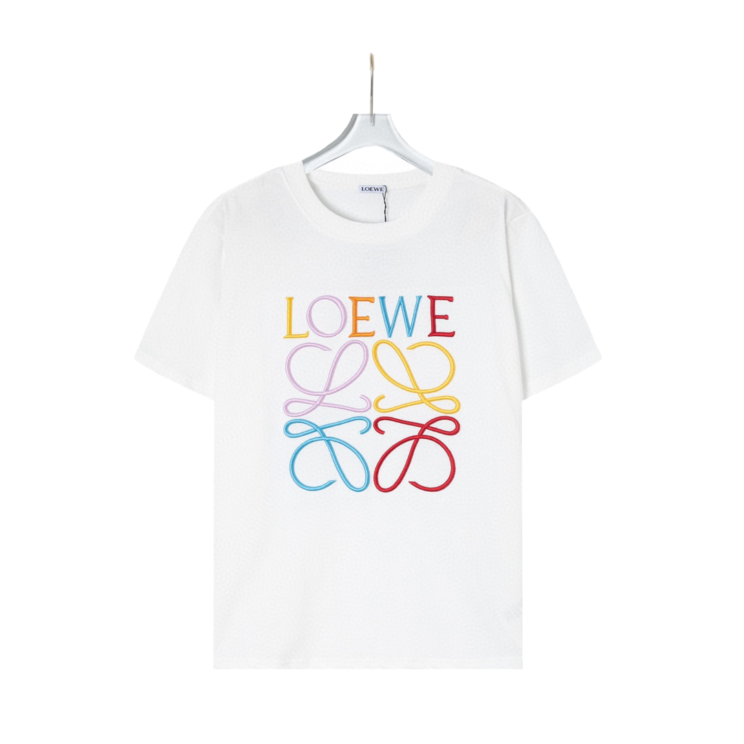 Loewe T-Shirt Without Collar 'White' - Banlieue91