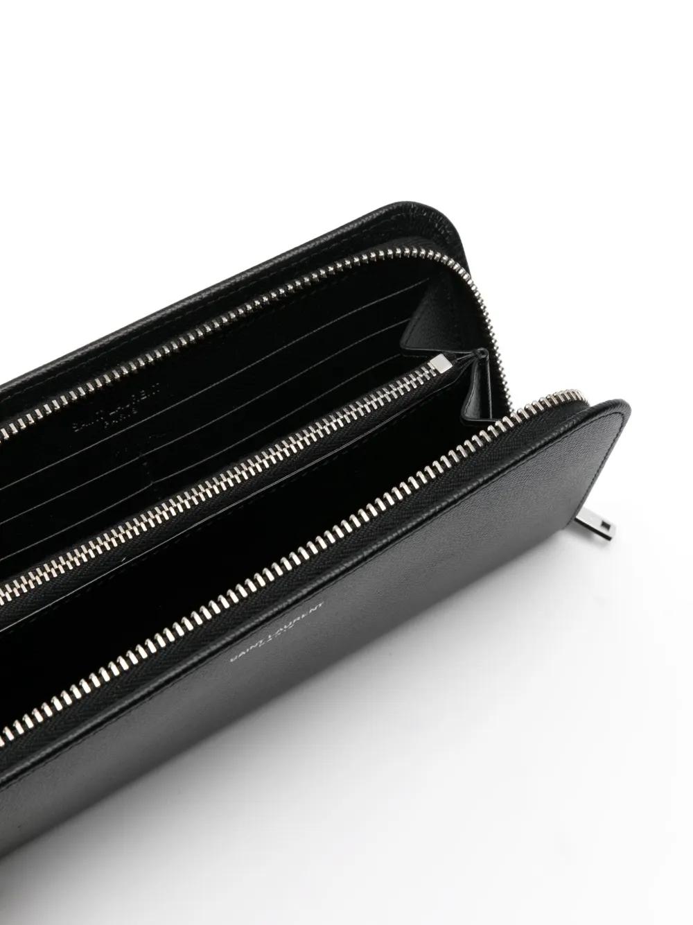 SAINT LAURENT Mini Zip Around Wallet - Banlieue91 -
