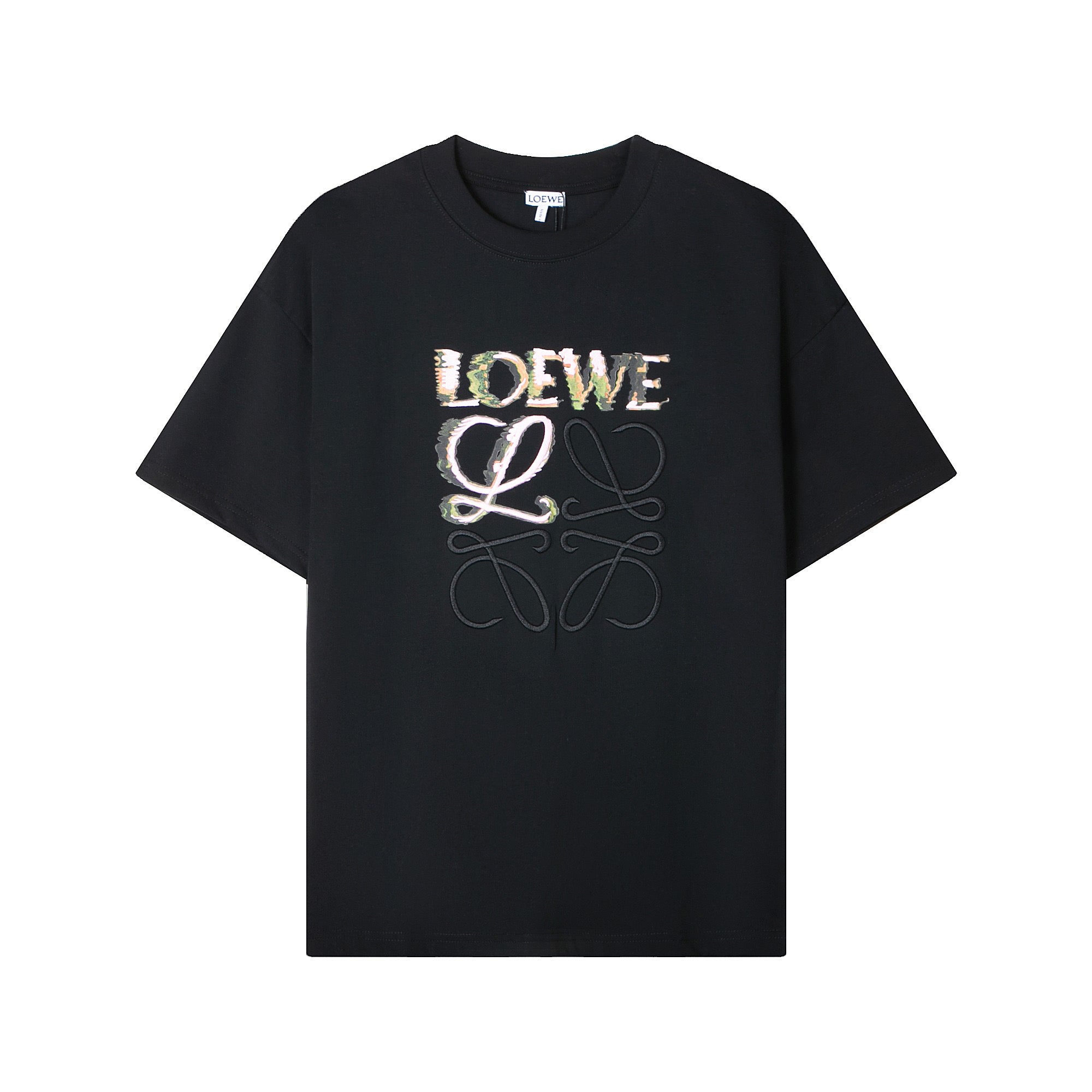 Loewe T-Shirt Without Collar 'Black' - Banlieue91