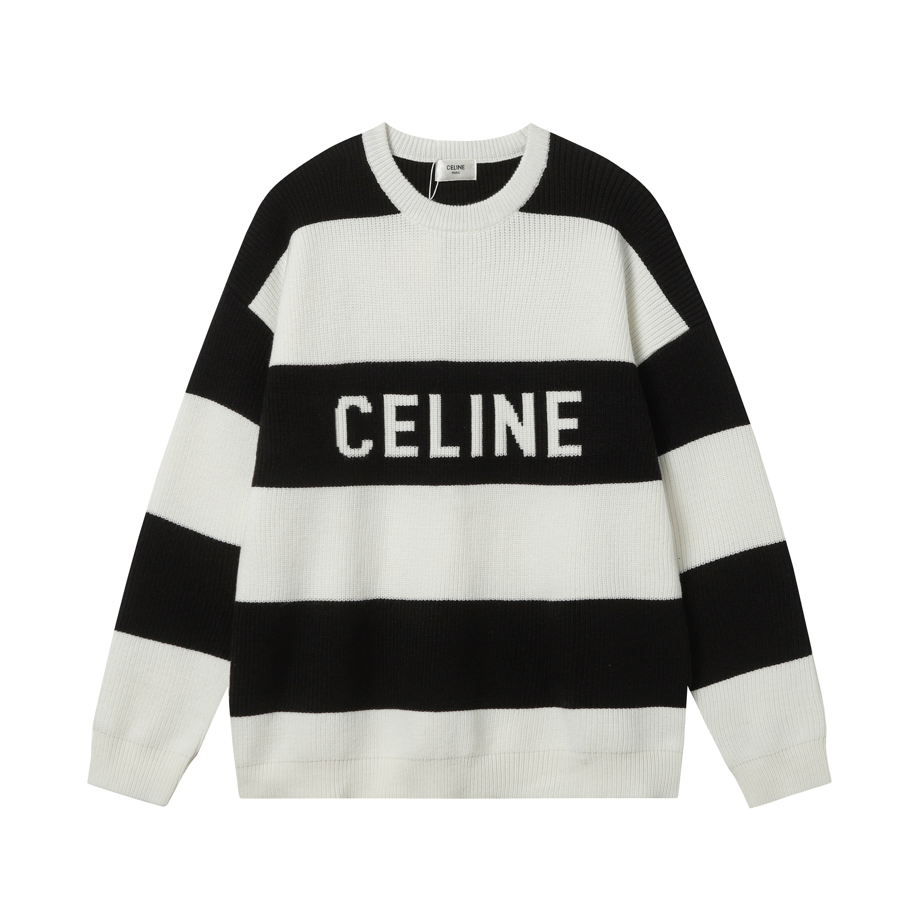 CELINE Large Silhouette Striped Sweater - Banlieue91 -