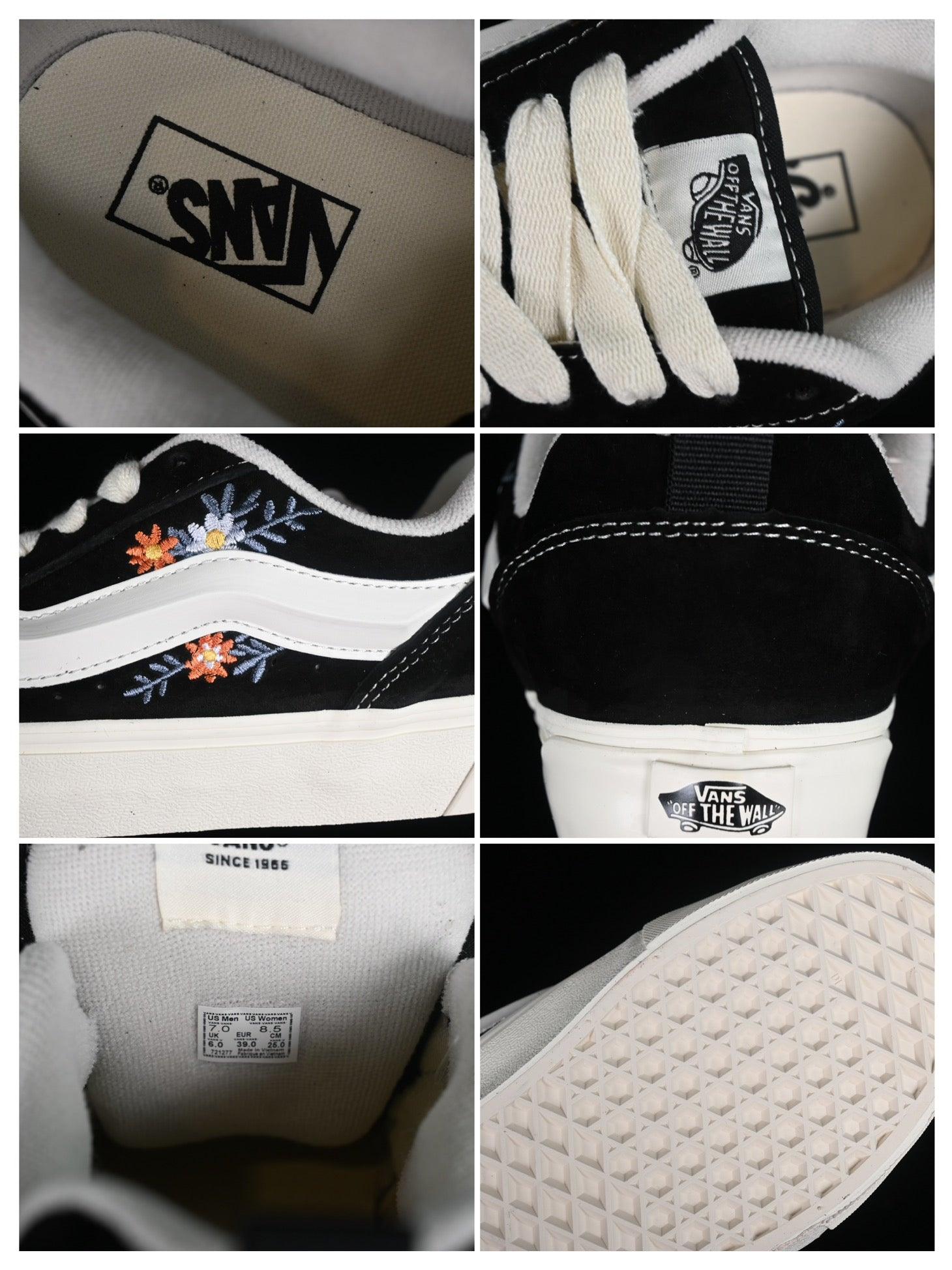 Vans Classics Knu Skool 'Black/White/Flower' - Banlieue91