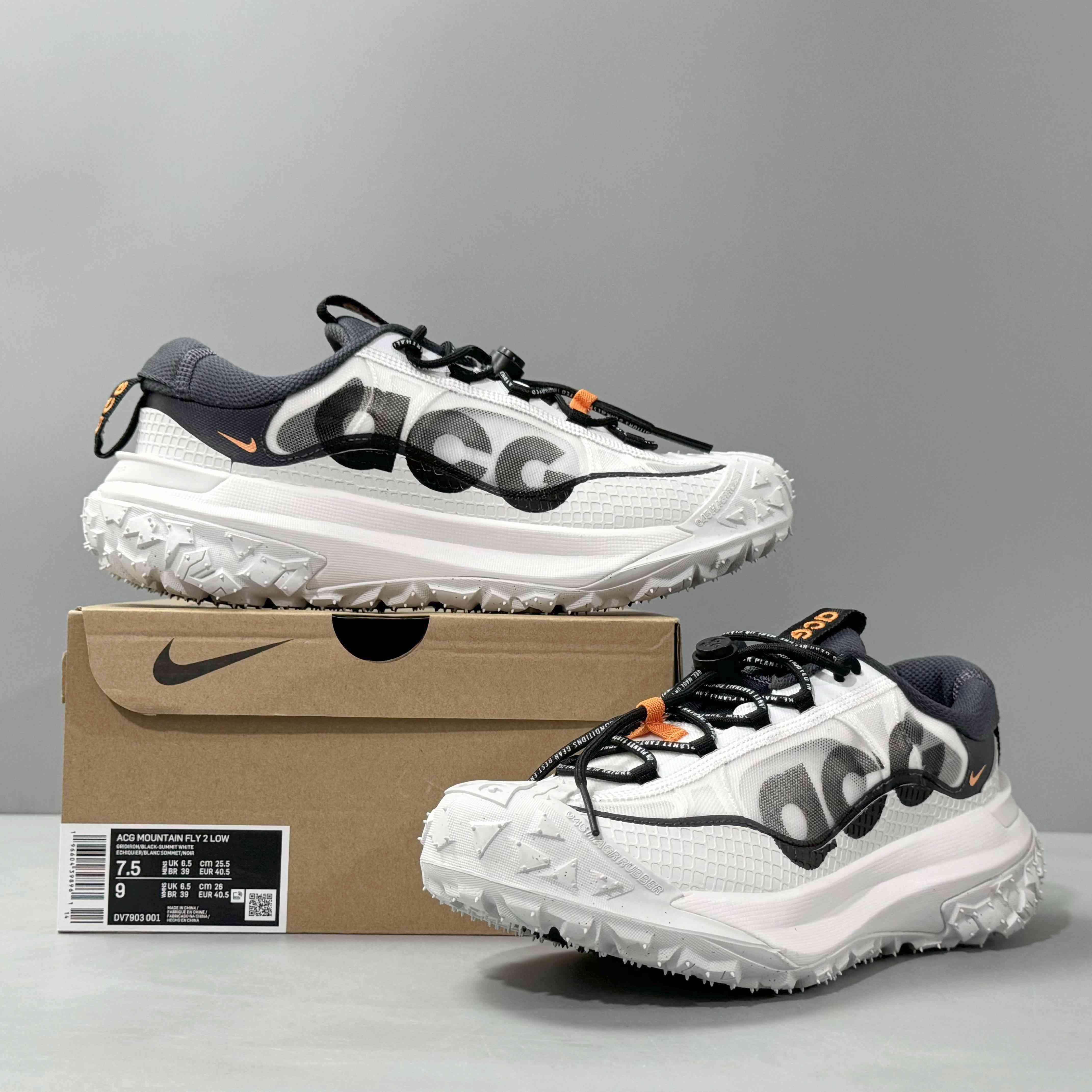 Nike ACG Mountain Fly 2 'White Bright Mandarin' - Banlieue91