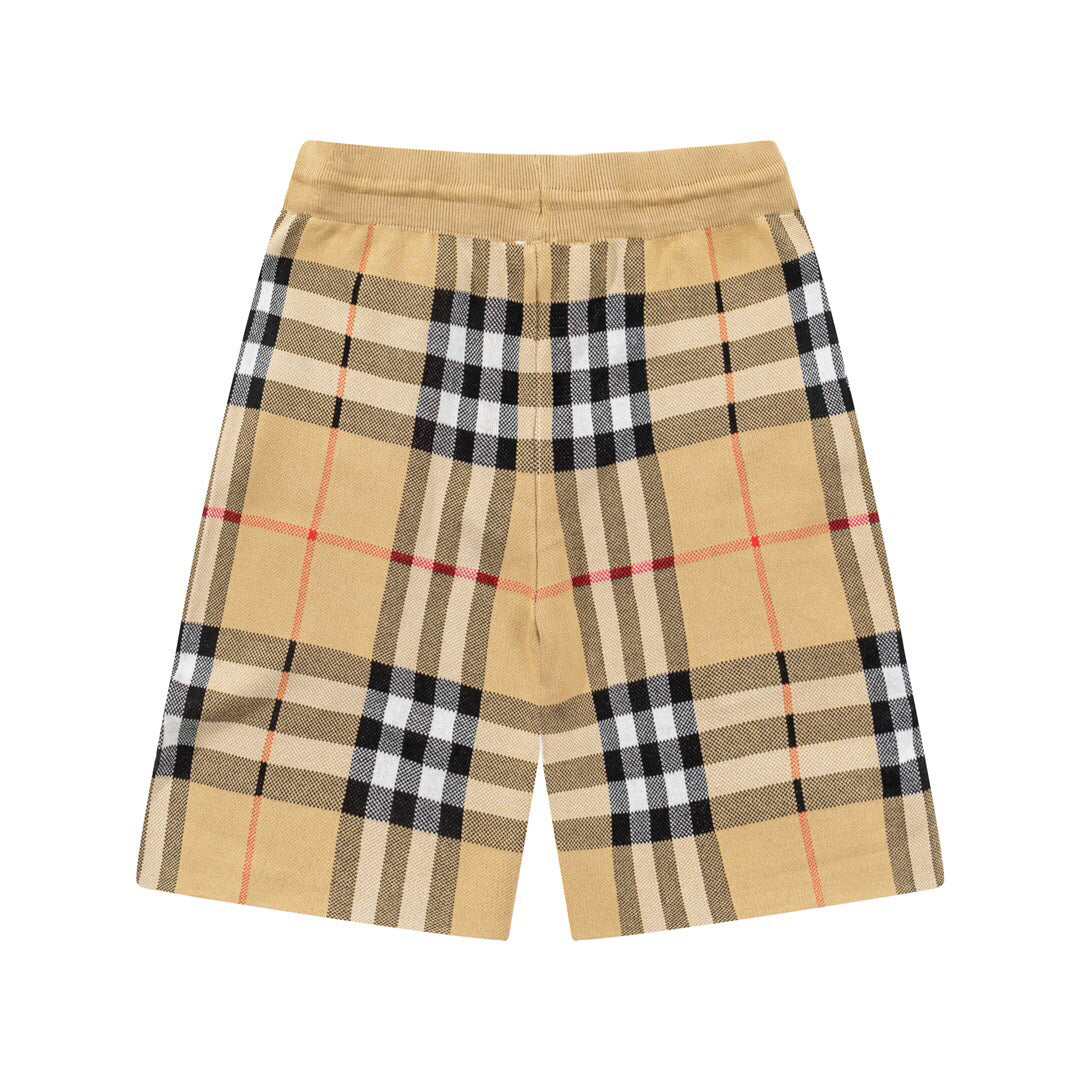 Burberry Men's Striped Cotton Knit Basketball Shorts 'Beige' - Banlieue91