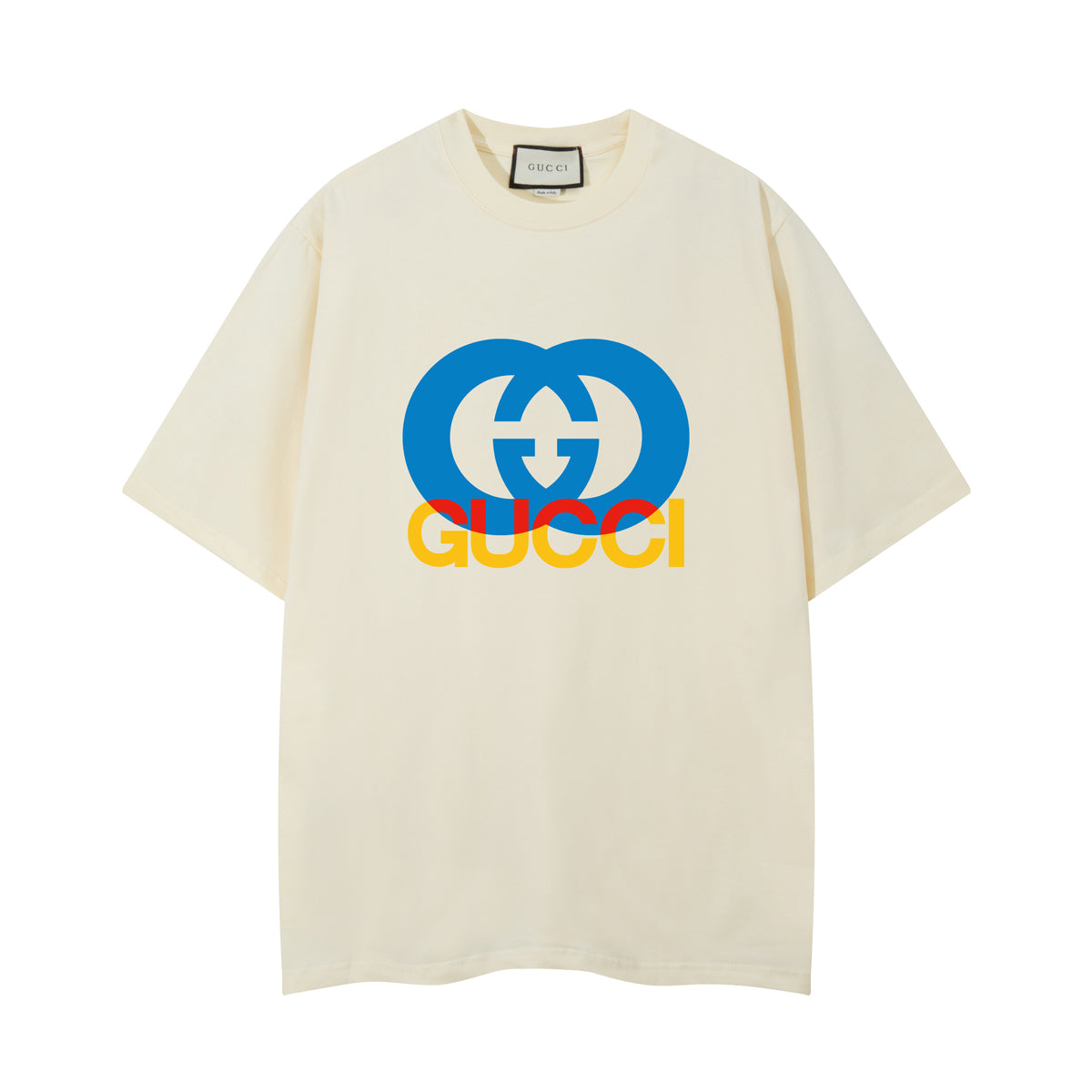 Gucci T-Shirt Without Collar 'Beige' - Banlieue91