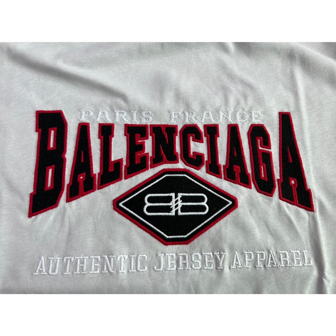 Balenciaga Cream T-Shirt Without Collar - Banlieue91