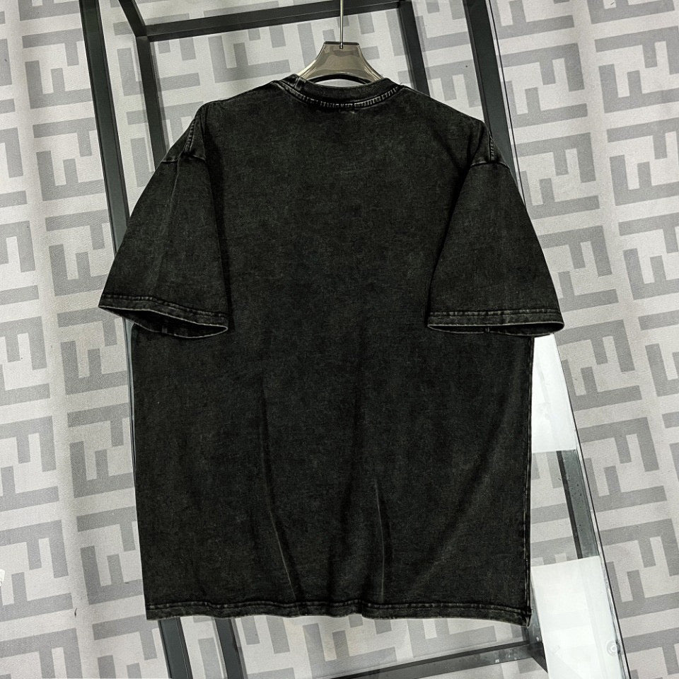 Gucci T-Shirt Without Collar 'Smoke Black' - Banlieue91