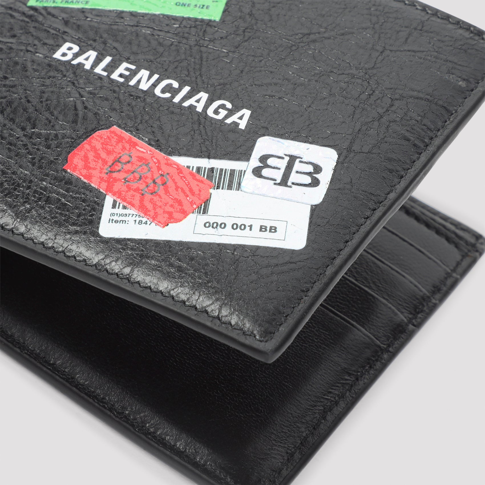 BALENCIAGA Men's Mini Square Fold Wallet - Banlieue91 -