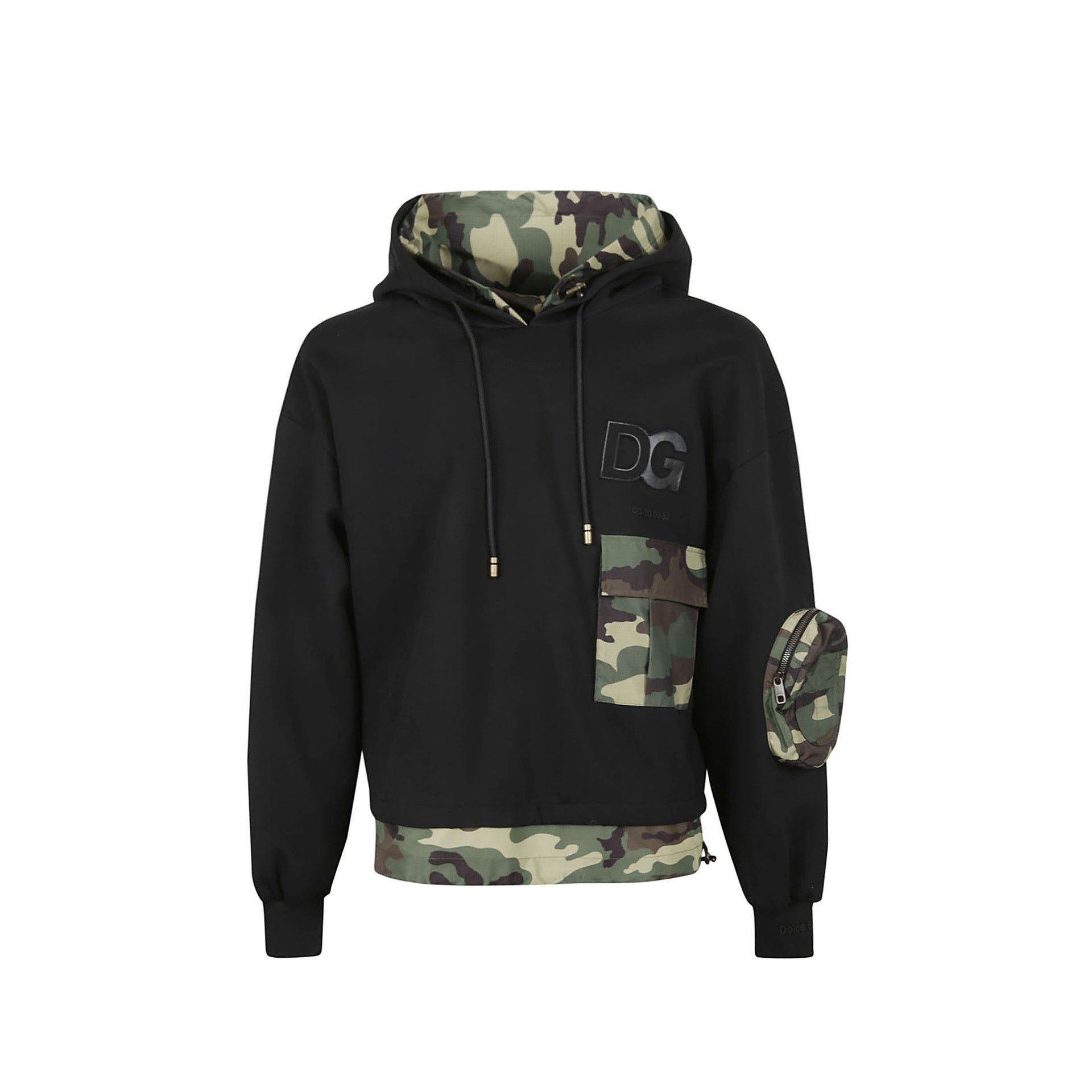 Dolce & Gabbana Camouflage Print Hooded Sweatshirt - Banlieue91 -