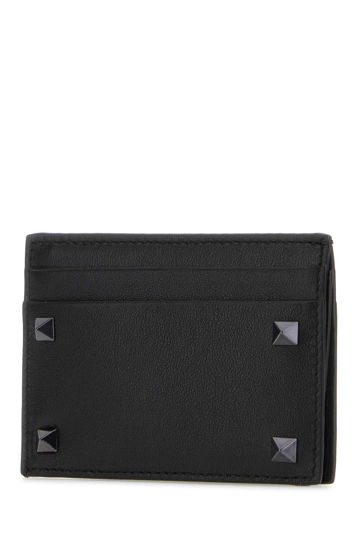 VALENTINO GARAVANI Mini Leather Rockstud Card Holder - Banlieue91 -