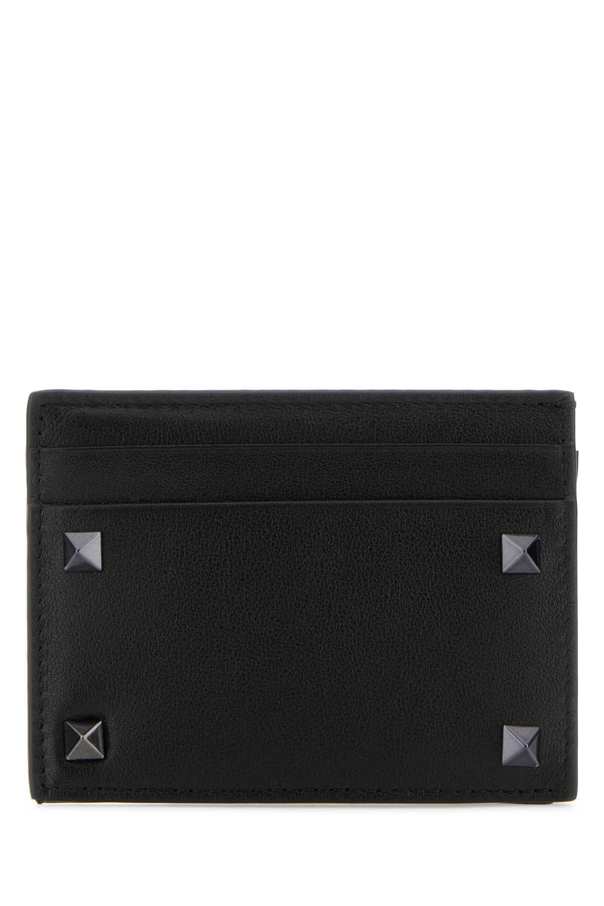 VALENTINO GARAVANI Mini Leather Rockstud Card Holder - Banlieue91 -