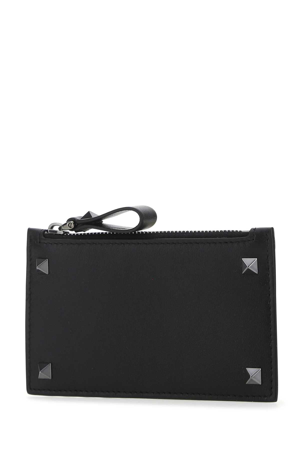 VALENTINO GARAVANI Mini Leather Rockstud Card Holder - Banlieue91 -
