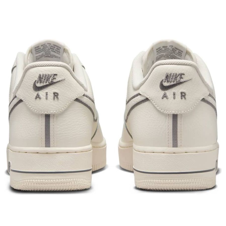 Air Force 1 '07 'Sail Cool Grey' displayed in a lifestyle setting emphasizing its versatility for casual outfits.