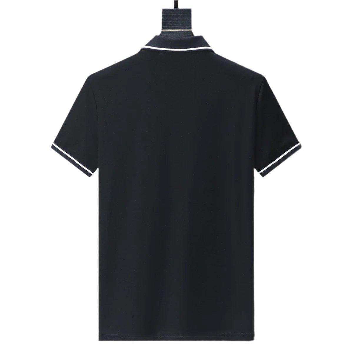 Celine Black T-Shirt With Collar - Banlieue91