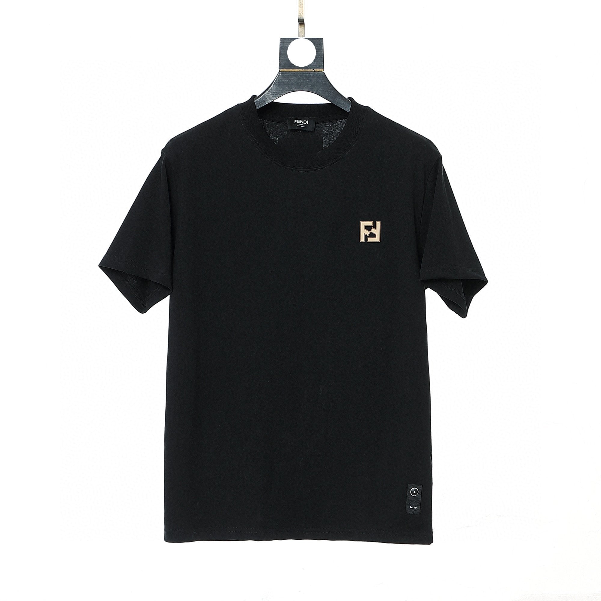 Fendi T-Shirt without Collar 'Black' - Banlieue91