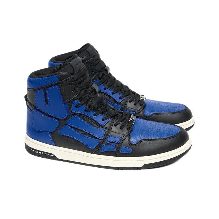 AMIRI Skel Panelled High Top Blue Black