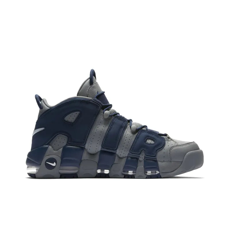 Nike Air More Uptempo Cool Grey Midnight Navy - Banlieue91 -