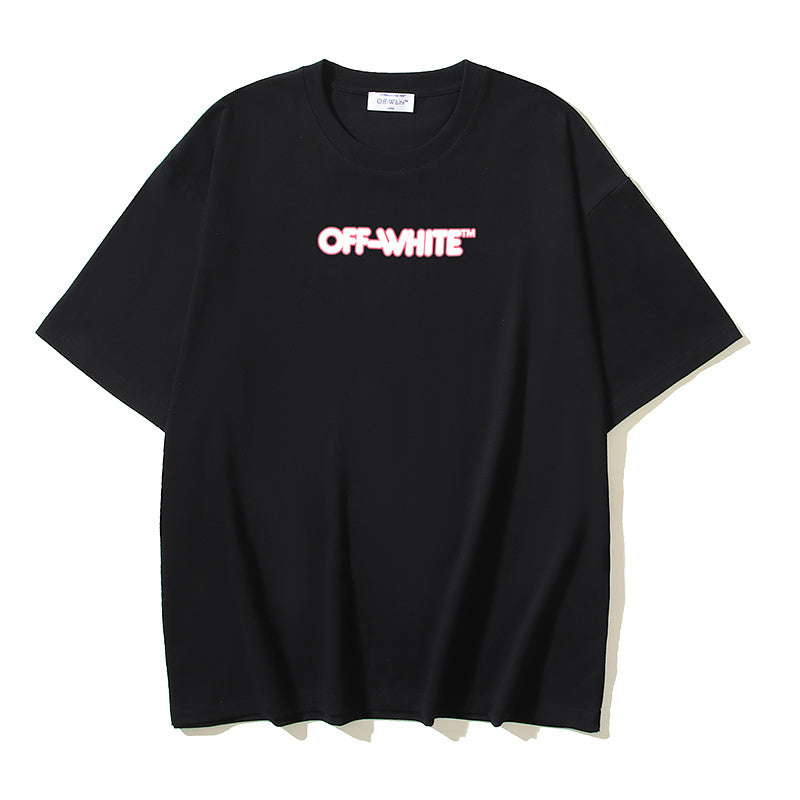 Off-White logo cotton t-shirt 'Black' - Banlieue91 -