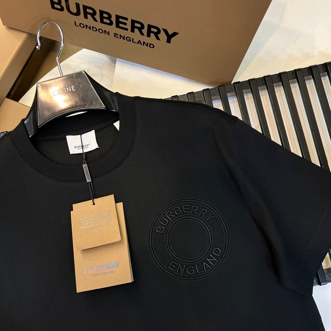 Burberry T-Shirt Without Collar 'Black' - Banlieue91