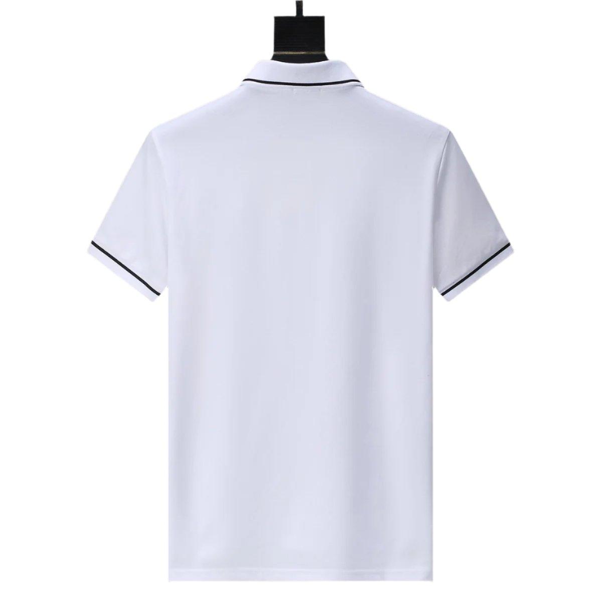 Celine White T-Shirt With Collar - Banlieue91