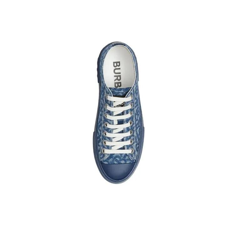 Burberry Low Top Skateboard Shoes 'Denim Blue' - Banlieue91 -