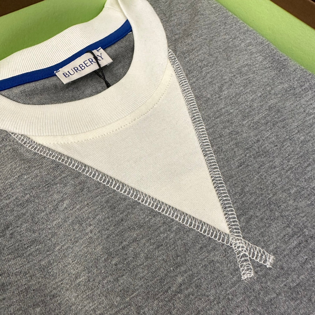 Burberry T-Shirt Without Collar 'Grey' - Banlieue91