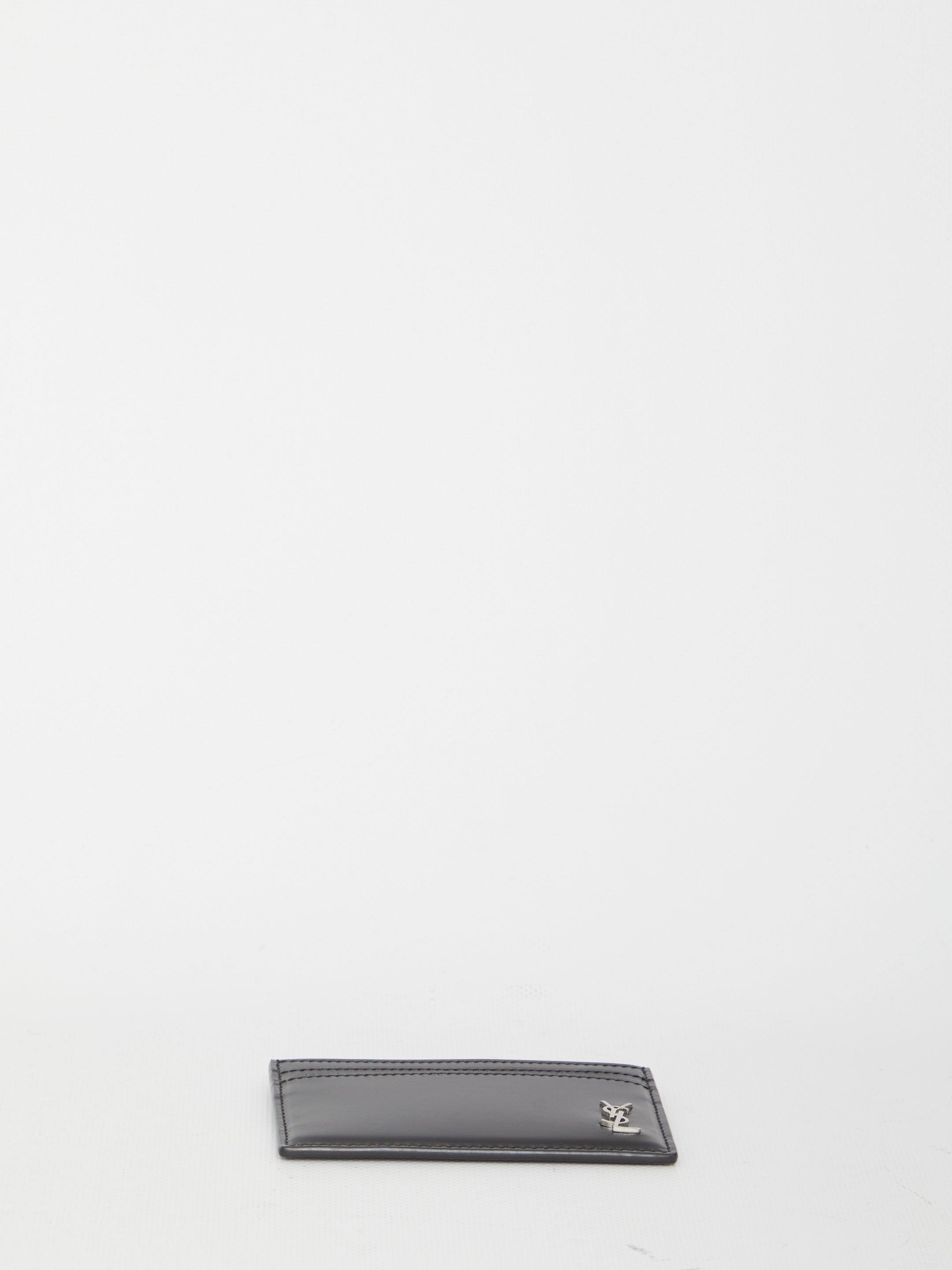 SAINT LAURENT Mini Leather Card Holder - Banlieue91 -