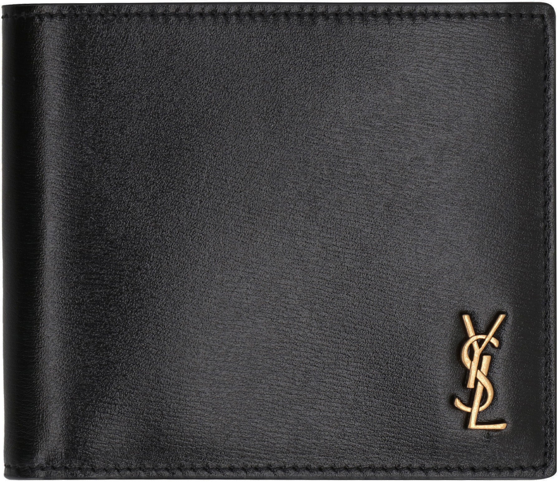 SAINT LAURENT Mini East/West Leather Wallet - Banlieue91 -