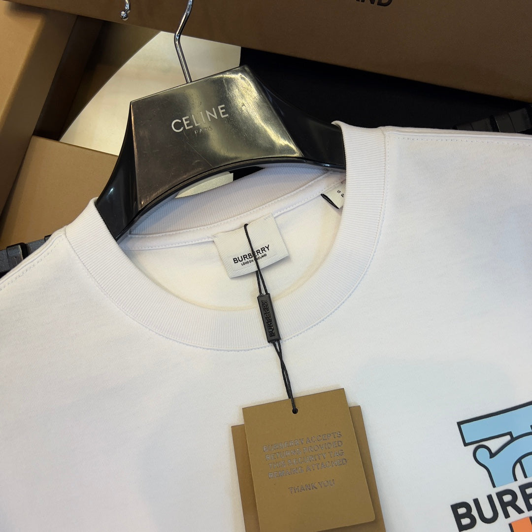 Burberry T-Shirt Without Collar 'White' - Banlieue91