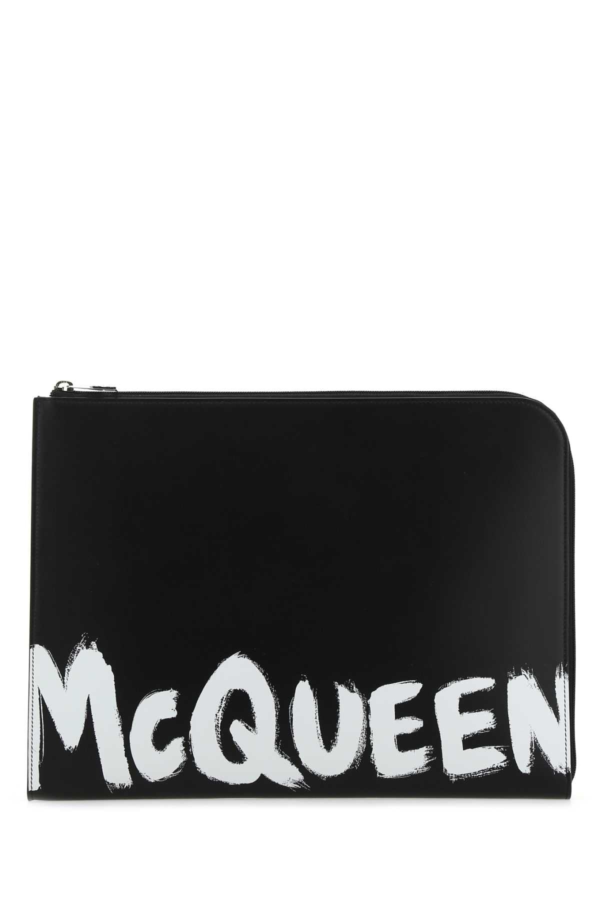 ALEXANDER MCQUEEN Mini Leather Document Holder - Banlieue91 -