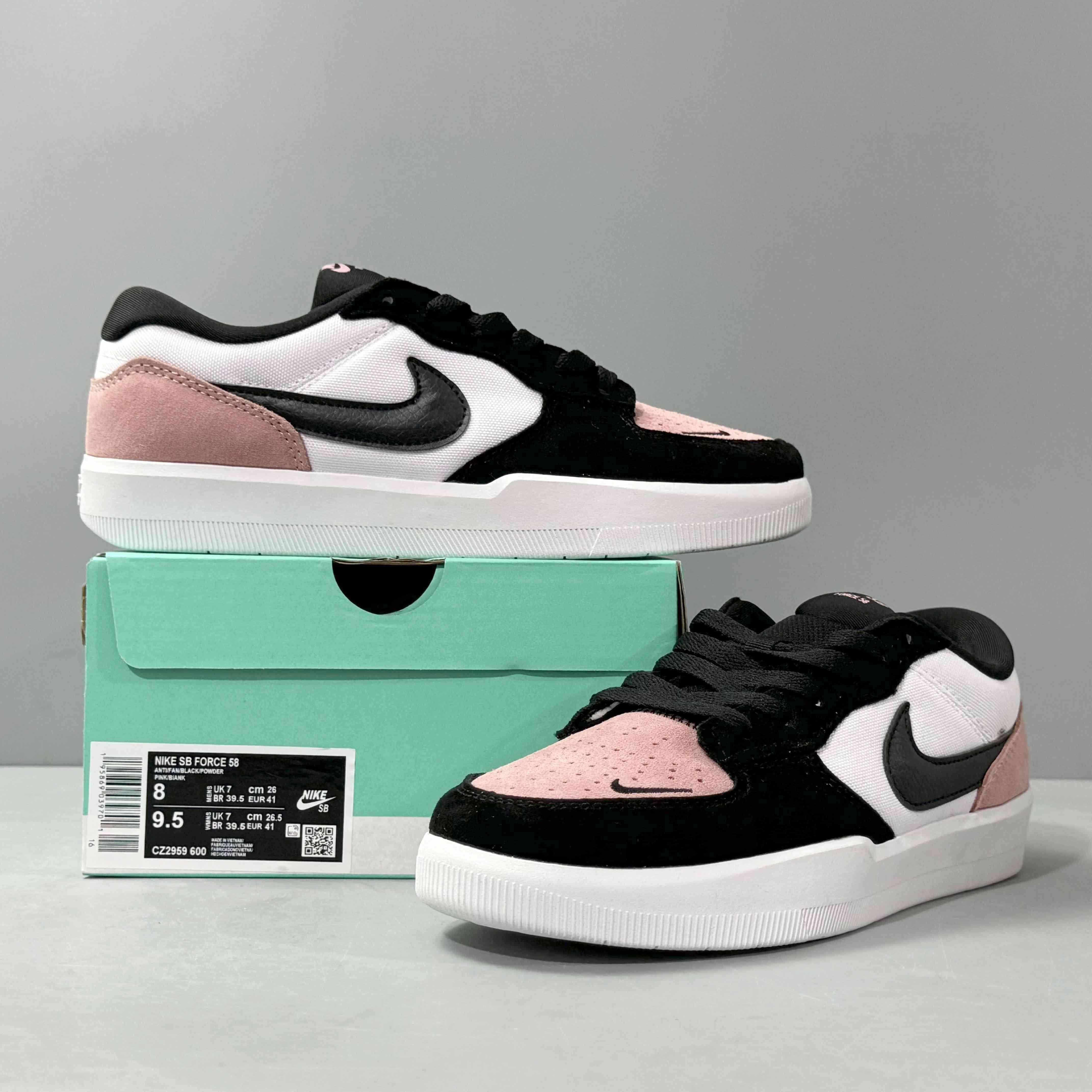 Nike SB Force 58 Pink Salt Black - Banlieue91