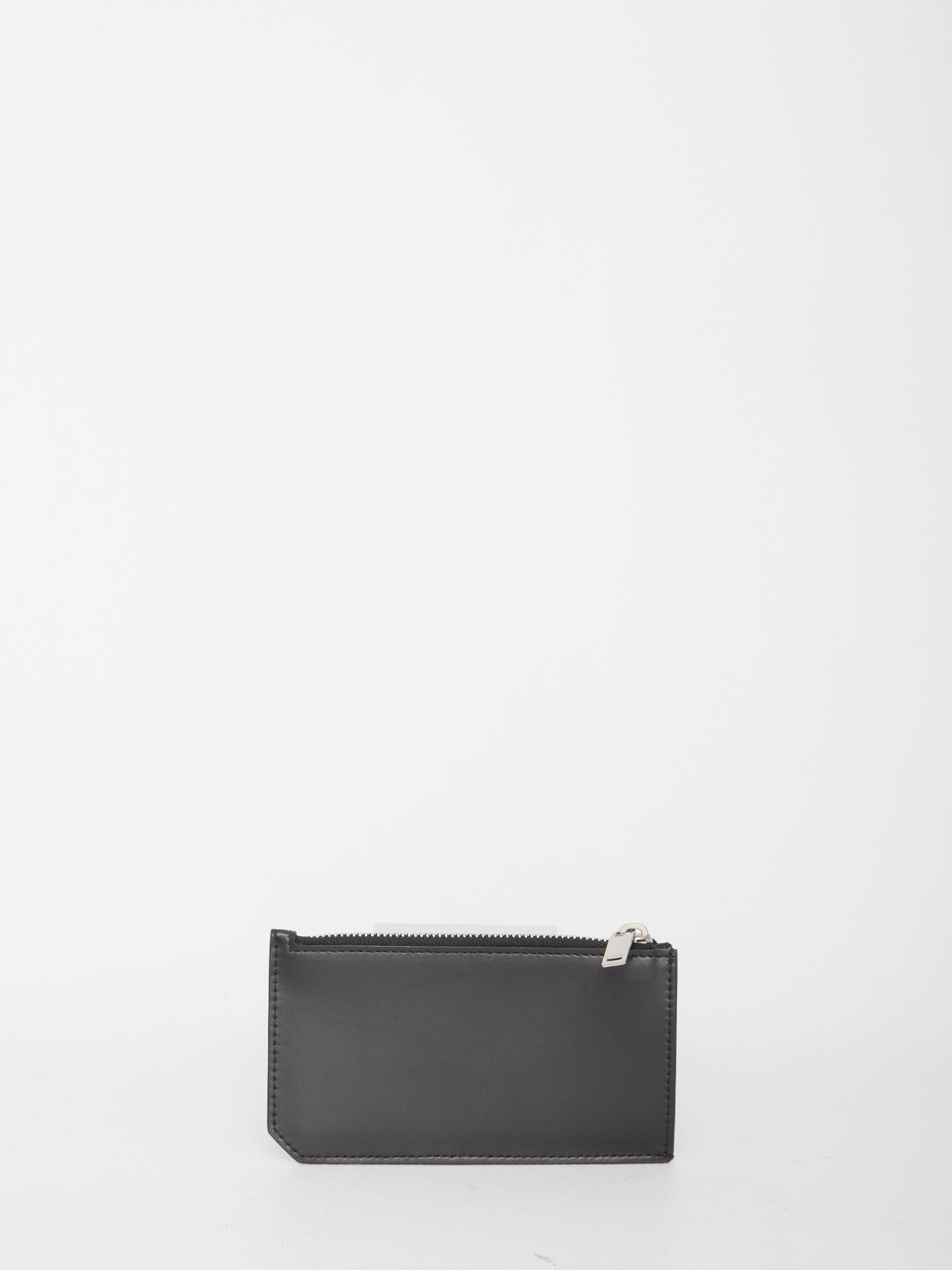 SAINT LAURENT Mini Monogram Zip Credit Card Holder - Banlieue91 -