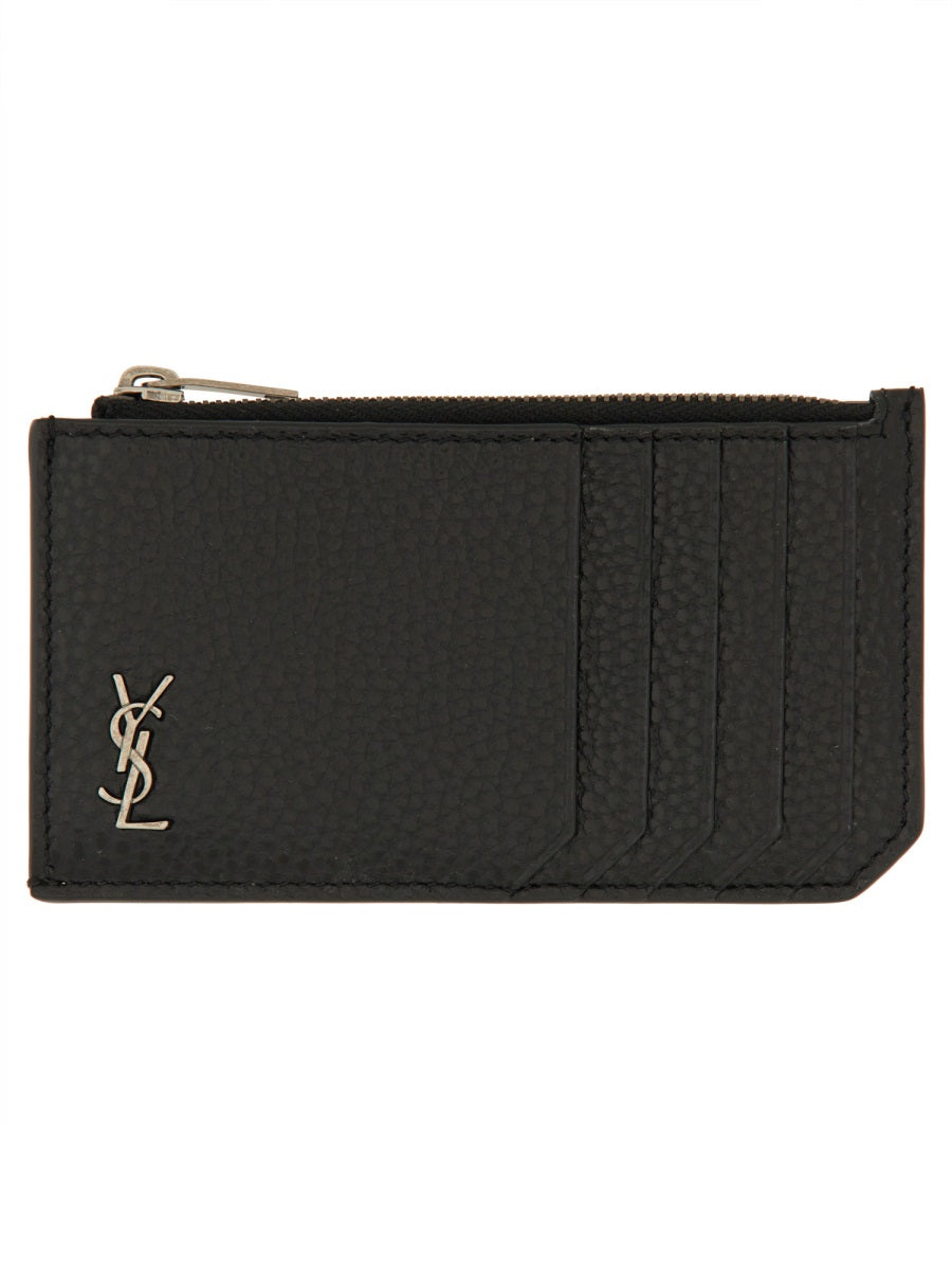 SAINT LAURENT Mini Fragments Card Holder - Banlieue91 -