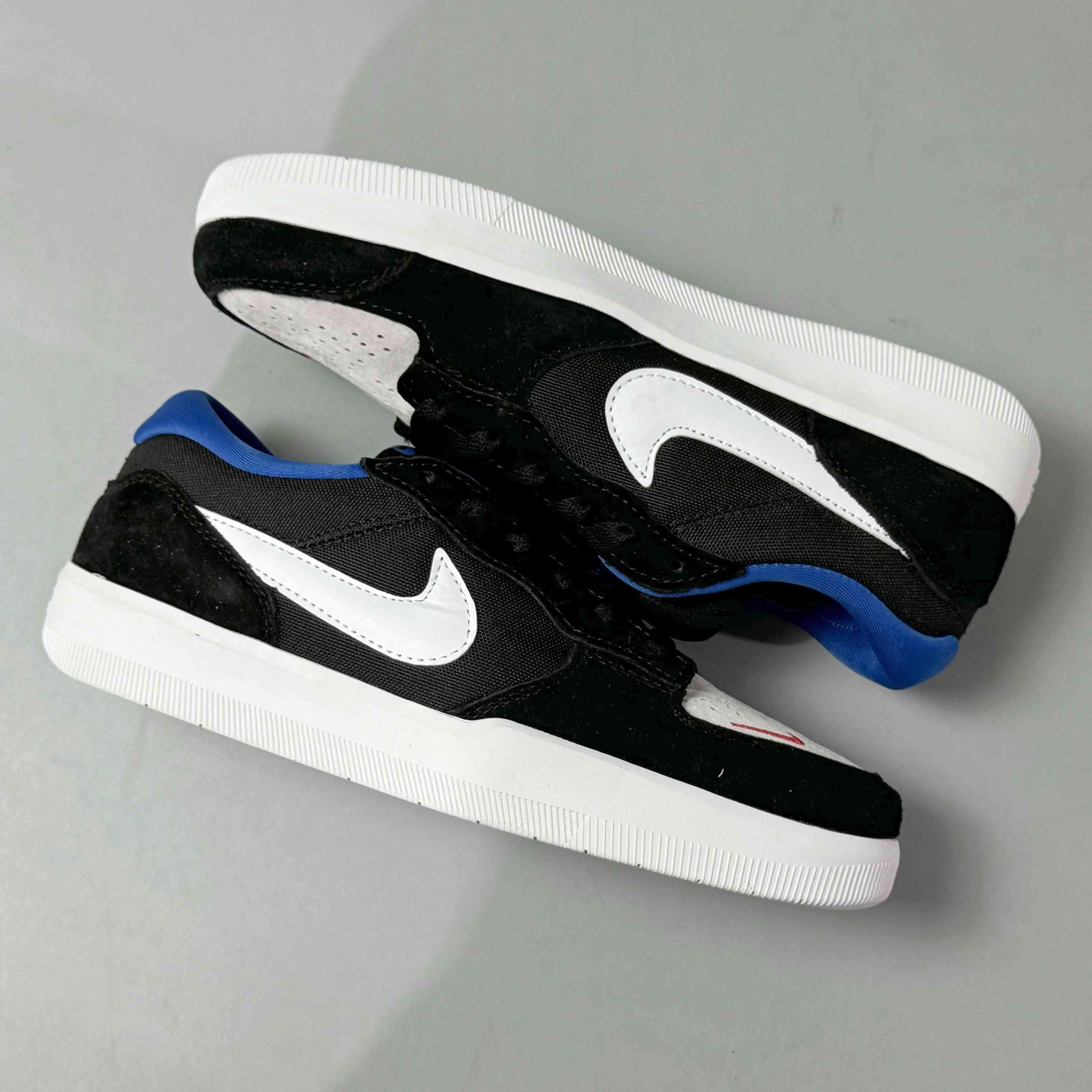 Nike SB Force 58 Black White Royal - Banlieue91