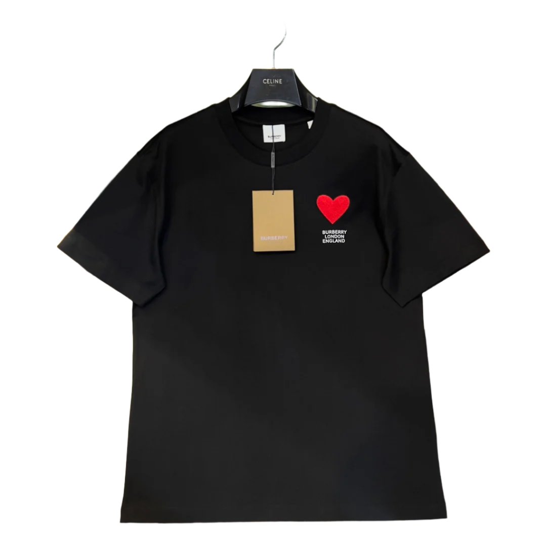 Burberry T-Shirt Without Collar 'Black' - Banlieue91