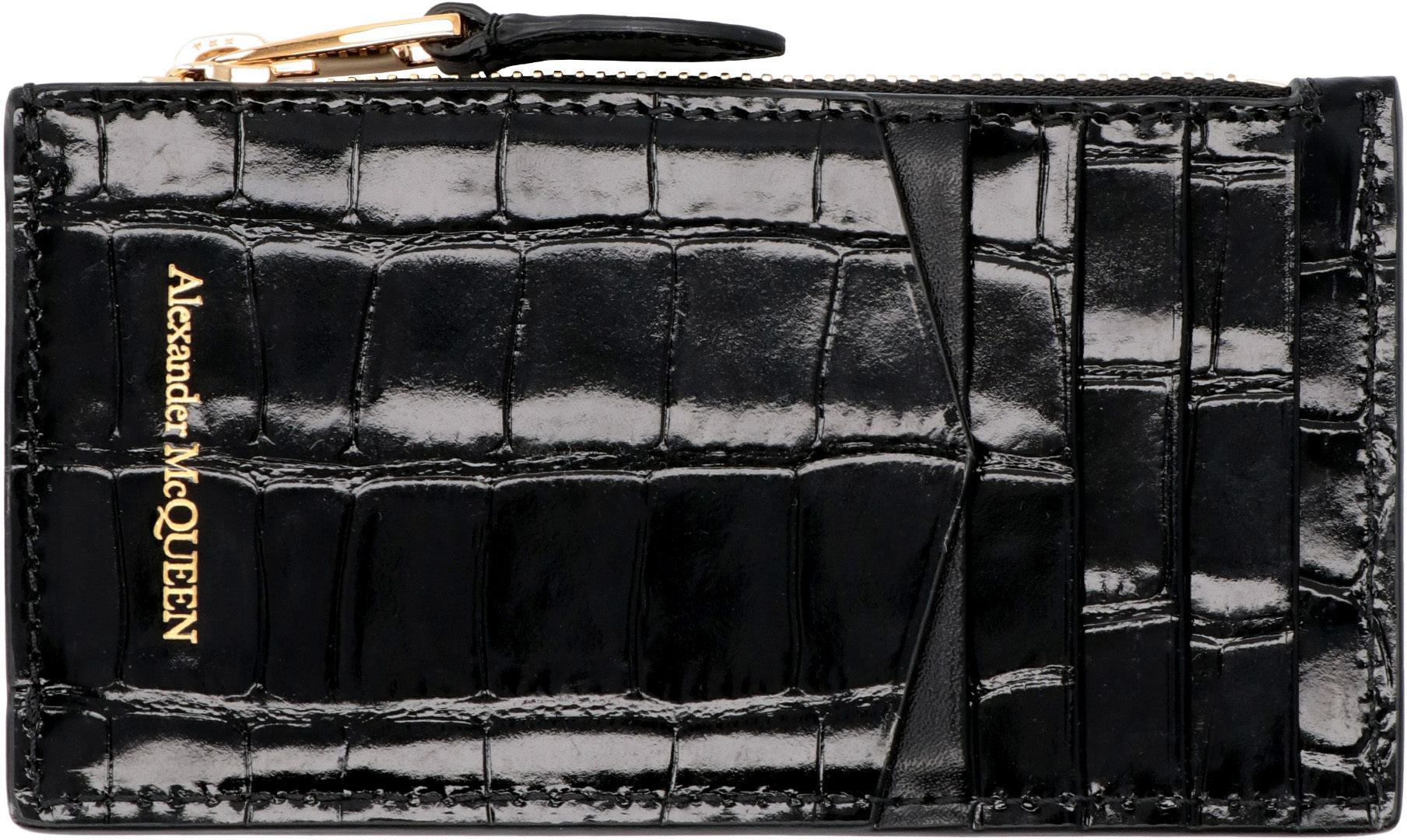 ALEXANDER MCQUEEN Mini Leather Card Holder - Banlieue91 -