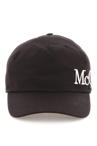ALEXANDER MCQUEEN Classic Gabardine Baseball Cap - FW23 Edition - Banlieue91 -