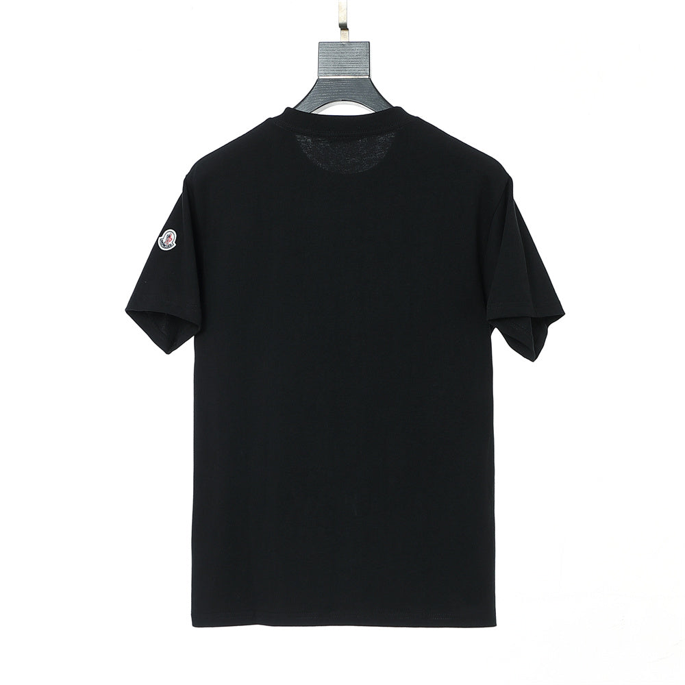 Moncler T-Shirt Without Collar 'Black' - Banlieue91