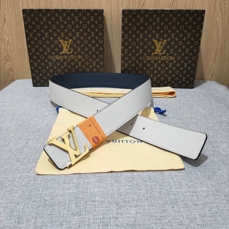 Louis Vuitton Double Belt 'White/Blue' - Banlieue91