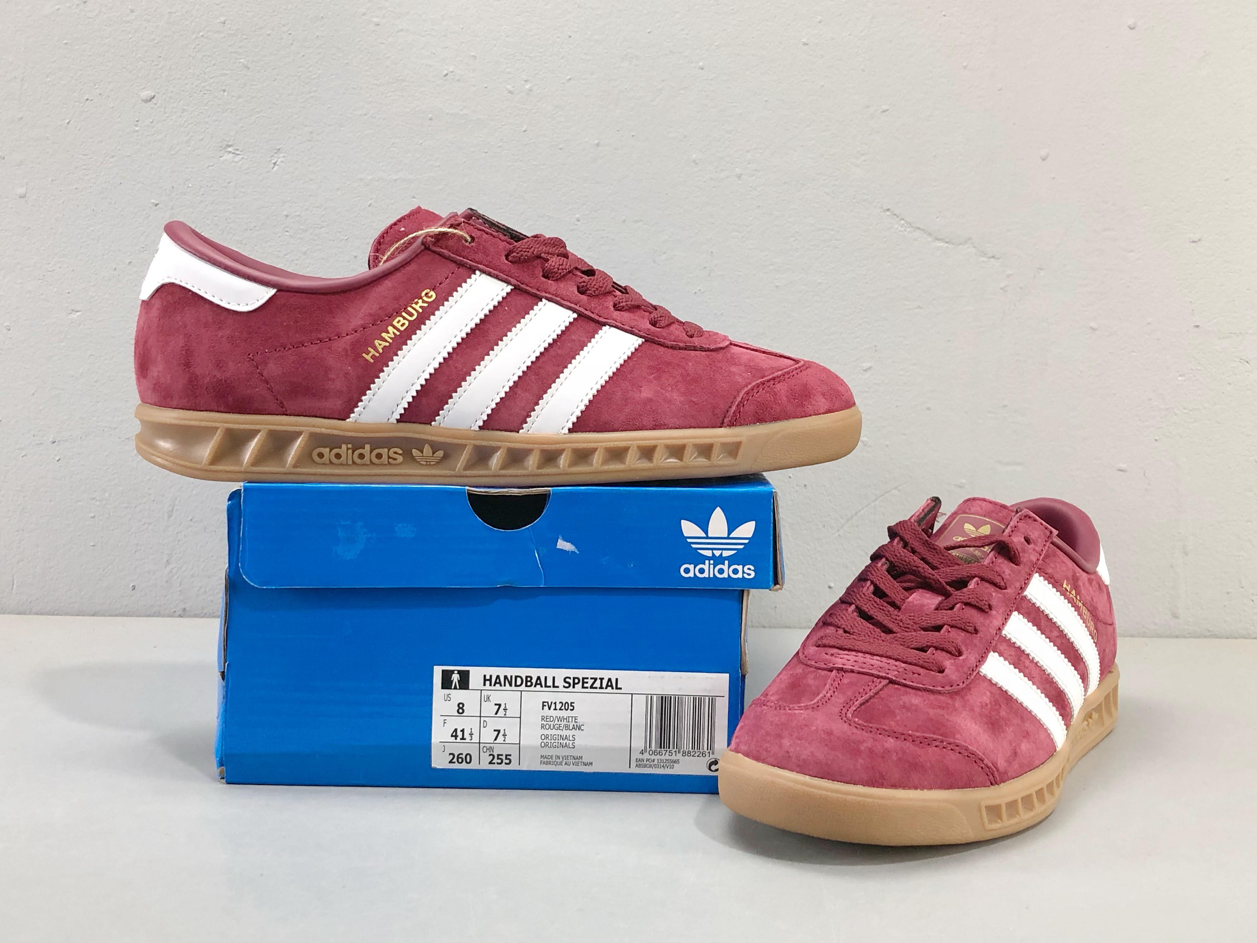 Adidas Originals Hamburg 'Red White' - Banlieue91