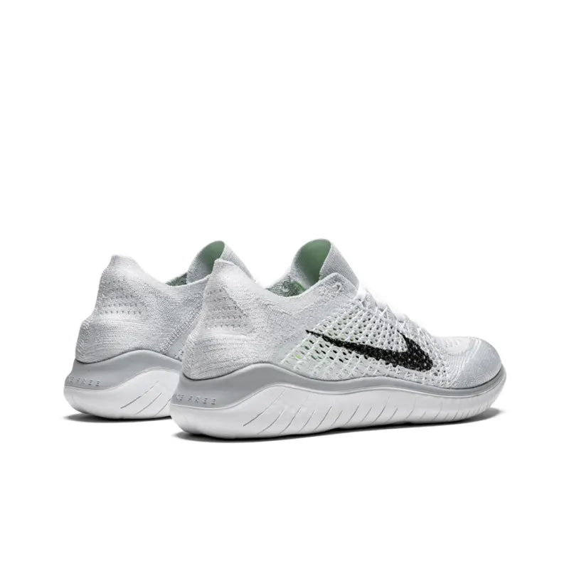 Nike Free Rn Flyknit 2018 White Pure Platinum - Banlieue91 -