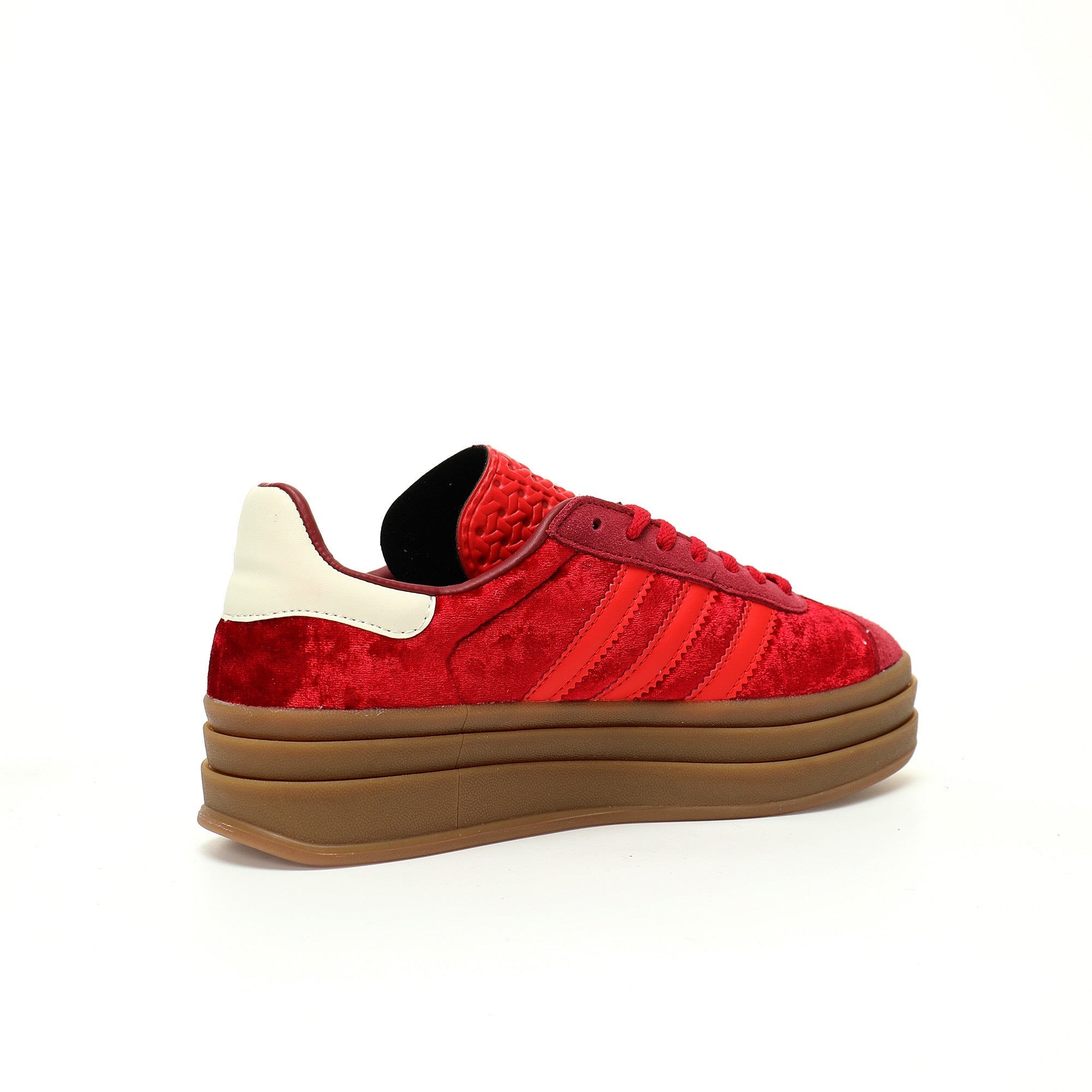 Adidas Originals Gazelle Bold 'Bright Red Velvet' - Banlieue91 -