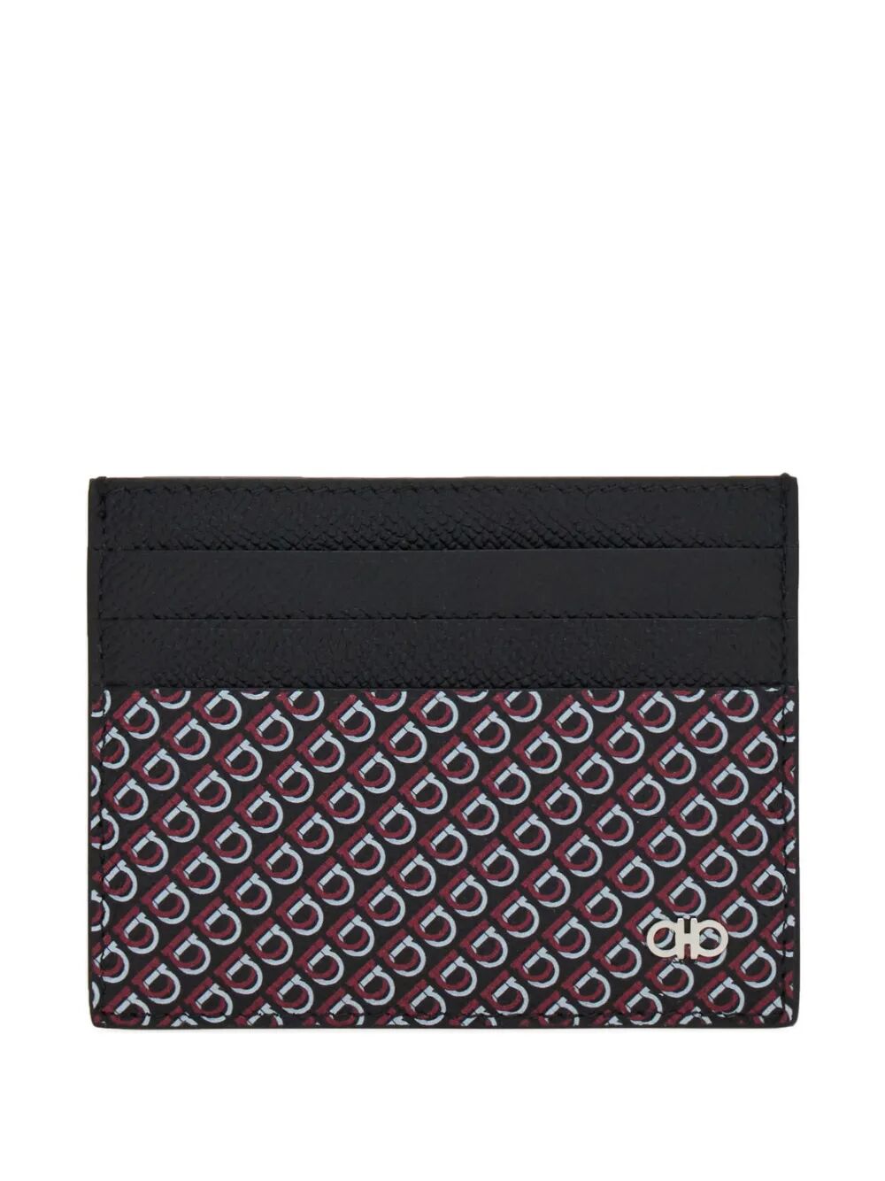 Ferragamo Mini Hammered Leather Card Holder - Banlieue91 -