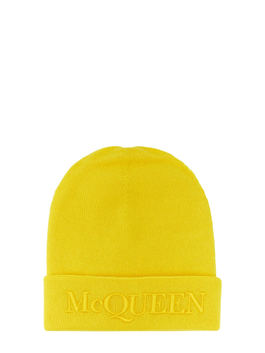 ALEXANDER MCQUEEN Luxury High Lapel Hat with Iconic Logo - Banlieue91 -