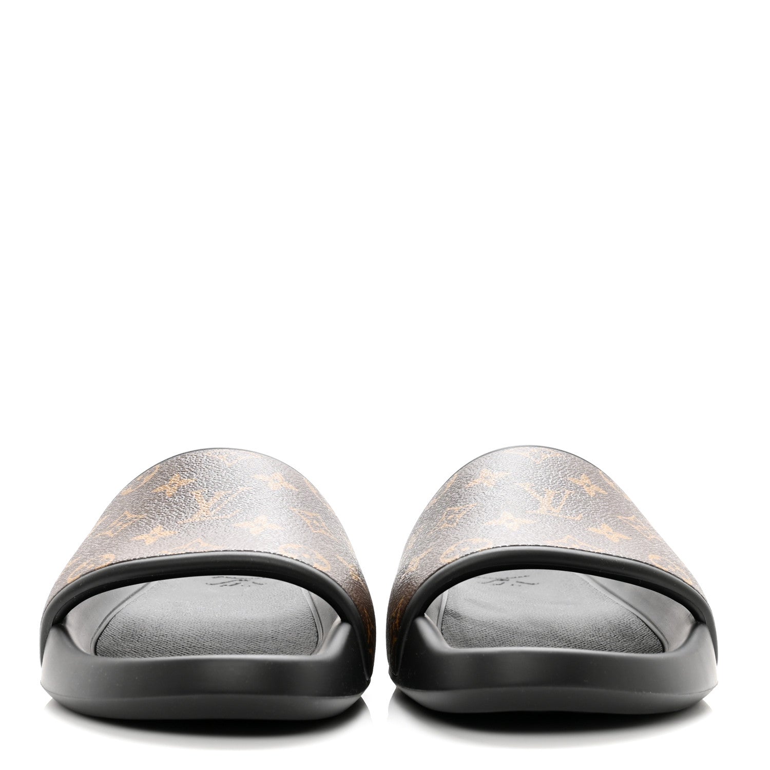 Louis Vuitton  Rubber Monogram Men's Waterfront Mules 'Brown'