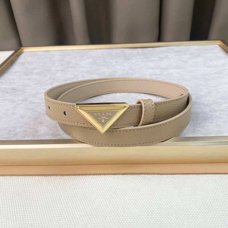 Prada Saffiano leather belt 'Sand Beige' - Banlieue91