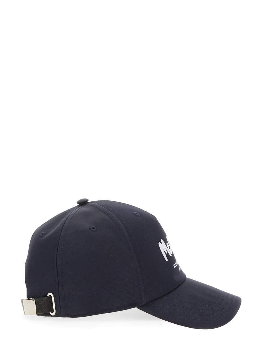 ALEXANDER MCQUEEN Graffiti Logo Hard Visor Hat - Banlieue91 -
