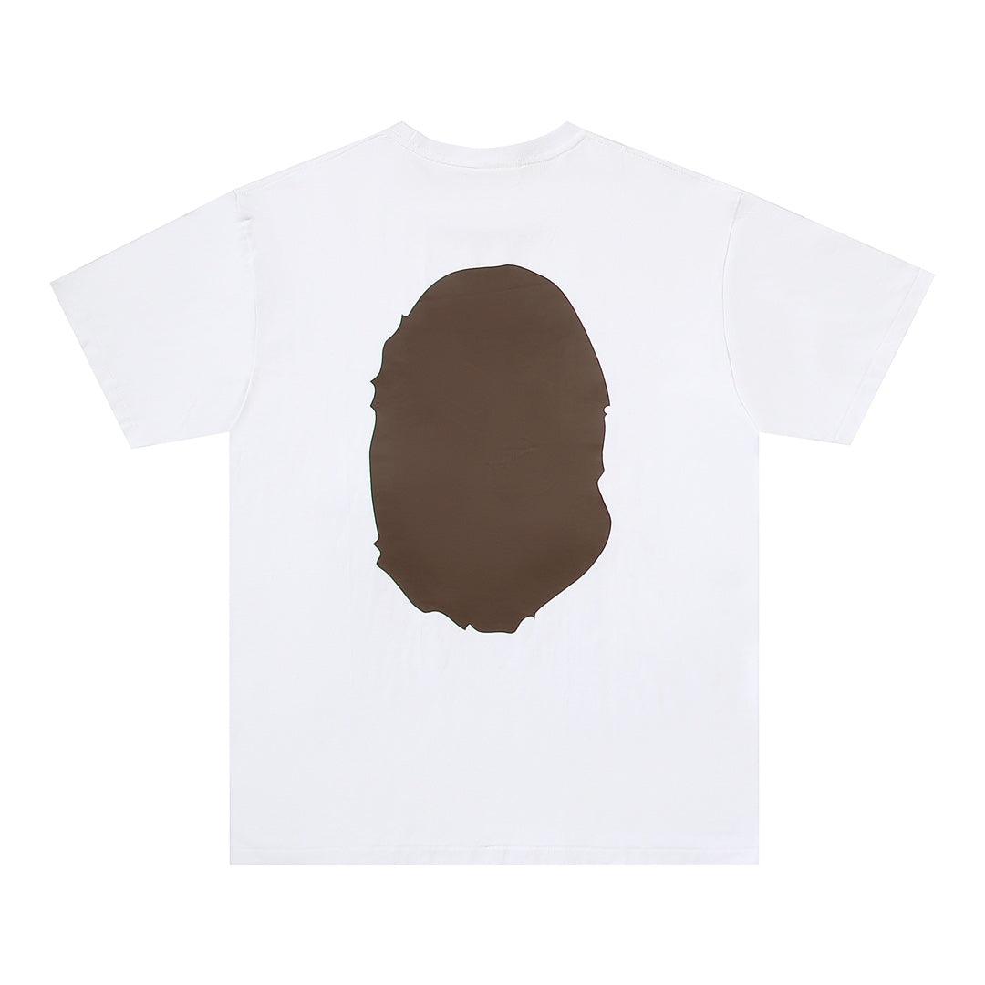 Bathing Ape White T-Shirt without Collar - Banlieue91