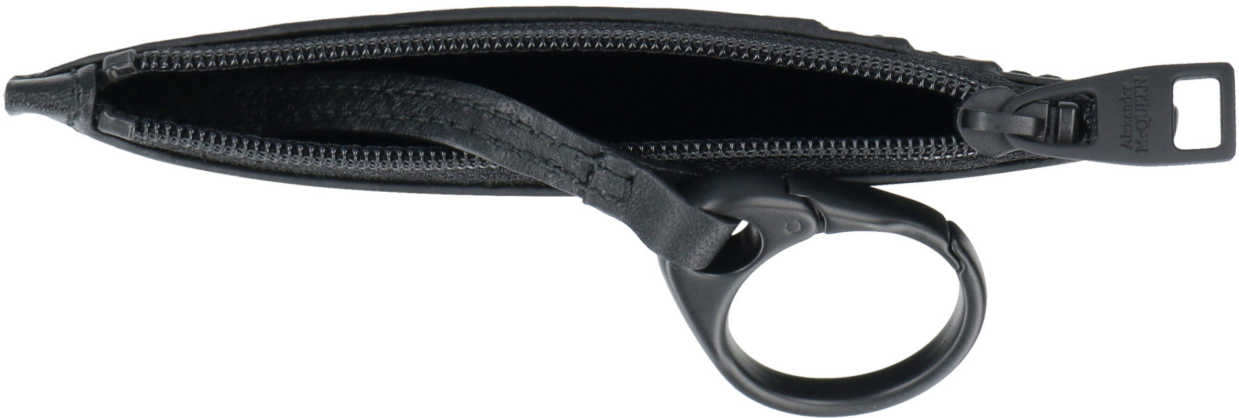 ALEXANDER MCQUEEN Mini Leather Card Holder for Men - Banlieue91 -