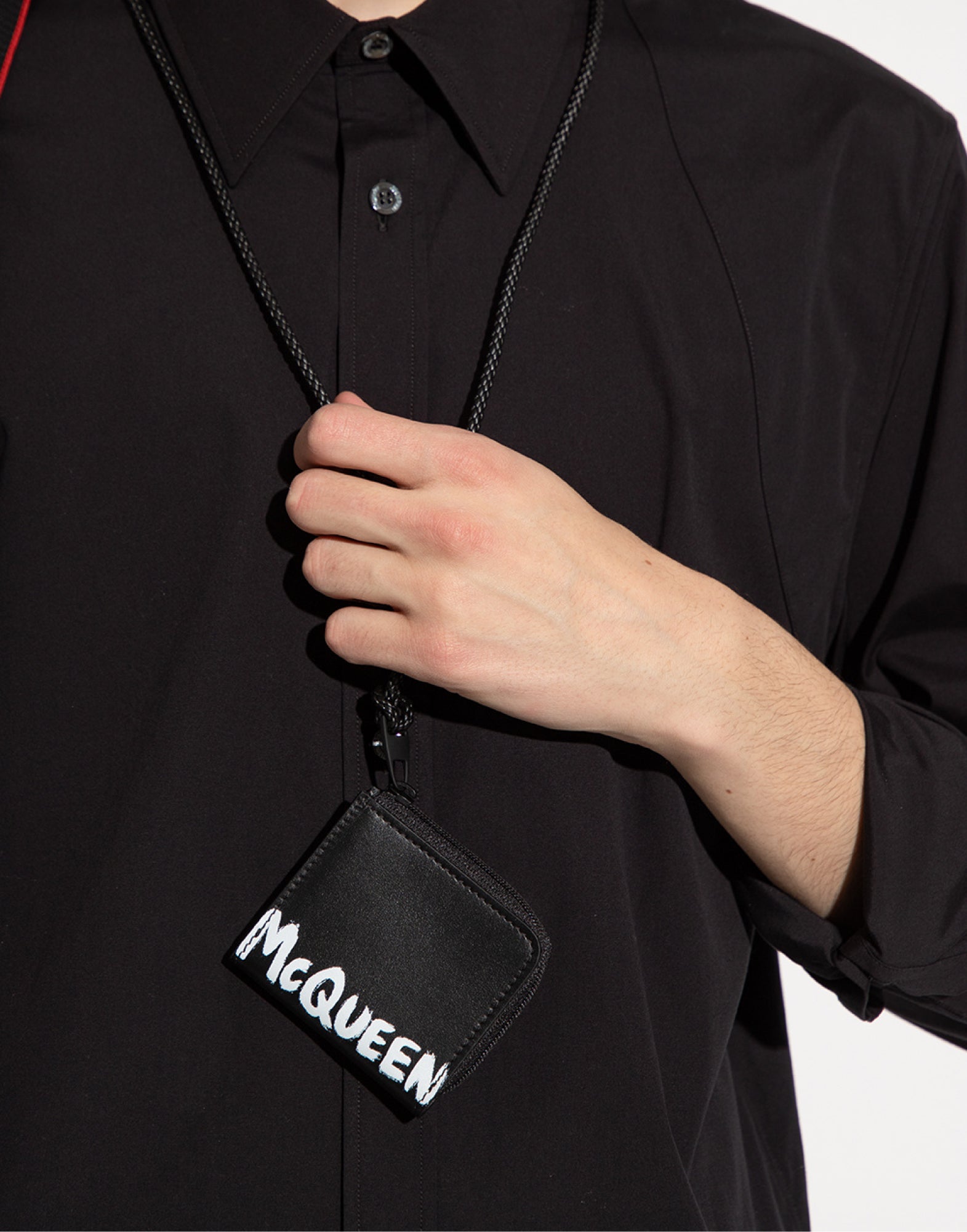 ALEXANDER MCQUEEN Mini Graffiti Logo Wallet - Banlieue91 -